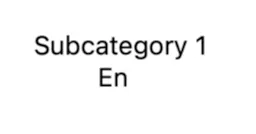 Sepi Subcategory 1 En