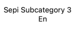 Sepi Subcategory 3 En