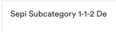 Sepi Subcategory 1-1-2 En