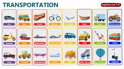 Vehicles & other means of transportation